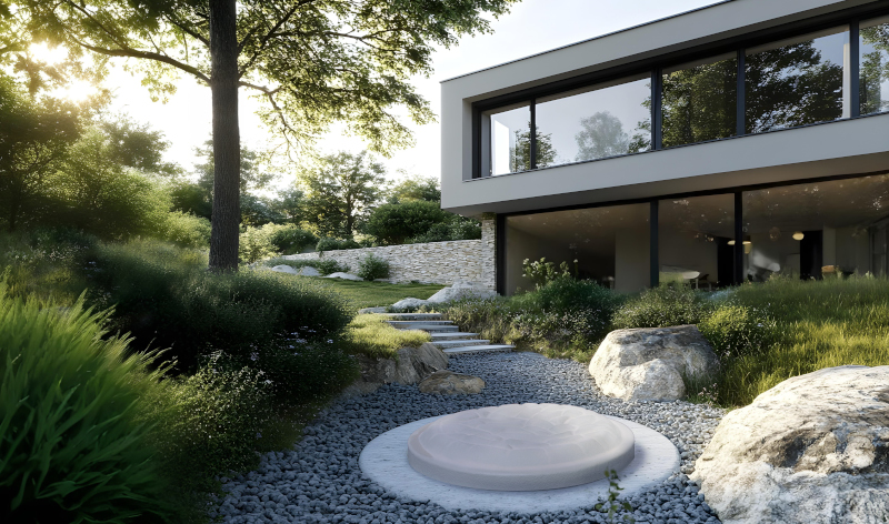 Domovní čistírna u domu_ENVI-PUR_long